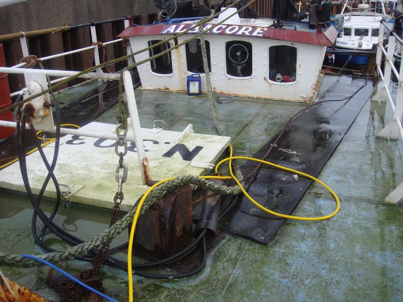 Top deck of fishing trawler ‘Albacore’